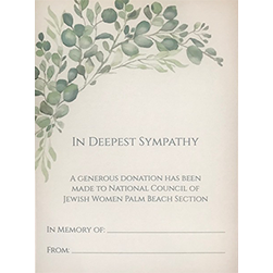 Tribute Card- Sympathy 4